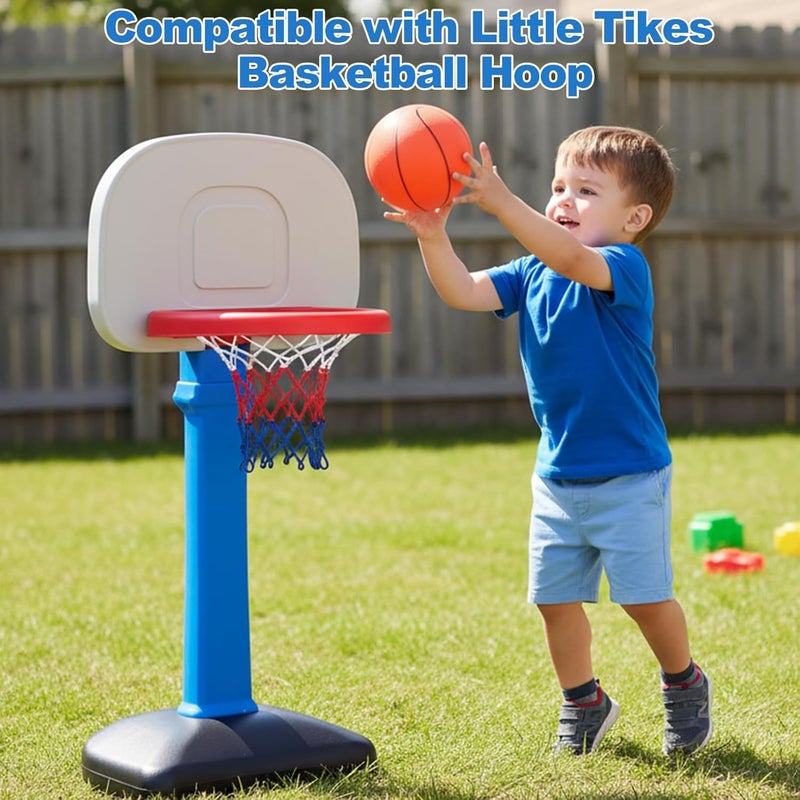 OGNWFUNK Basketball Net Compatible with Little Tikes – 12 Loops Professional Basketball Net Replacement, Heavy Duty Outdoor Basketball Hoop Net, Red-White-Blue - Image 3